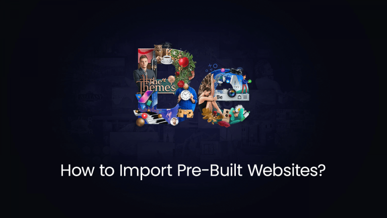 how to import pre-built websites