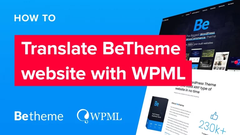 betheme and wpml translation