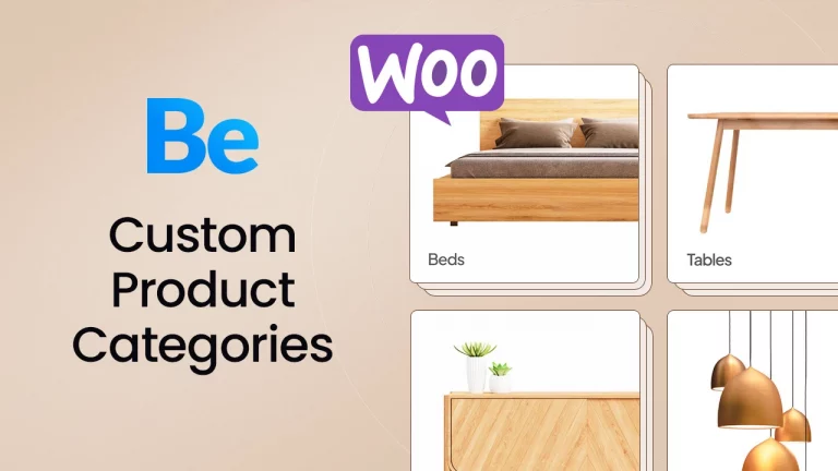 WooCommerce Custom Product Categories