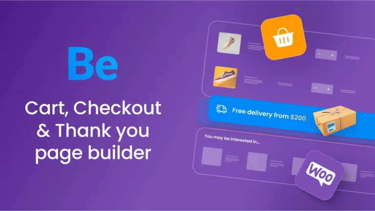 Cart, Checkout & Thank you page builder