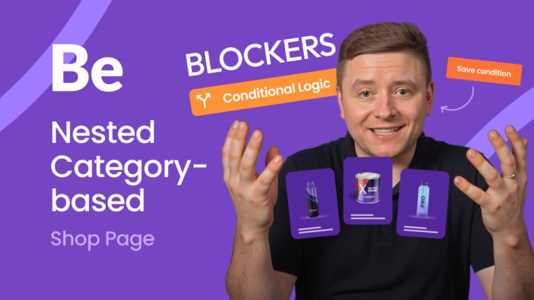 Nested Category-based Shop Page