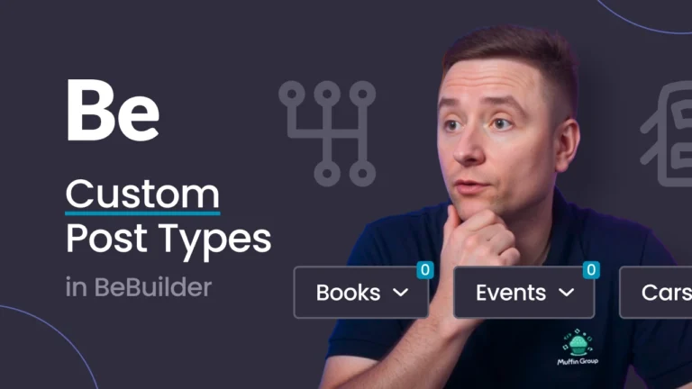 Custom Post Types in BeBuilder
